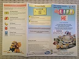 despicable me minion the game of life instructions