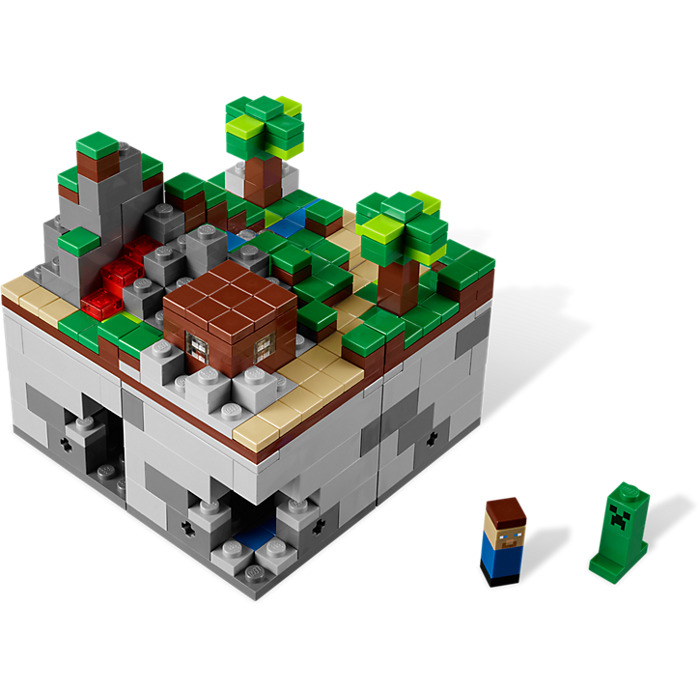 lego minecraft forest instructions