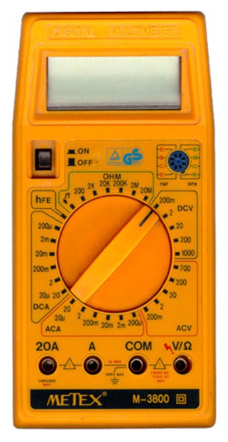 metex m 3800 multimeter manual
