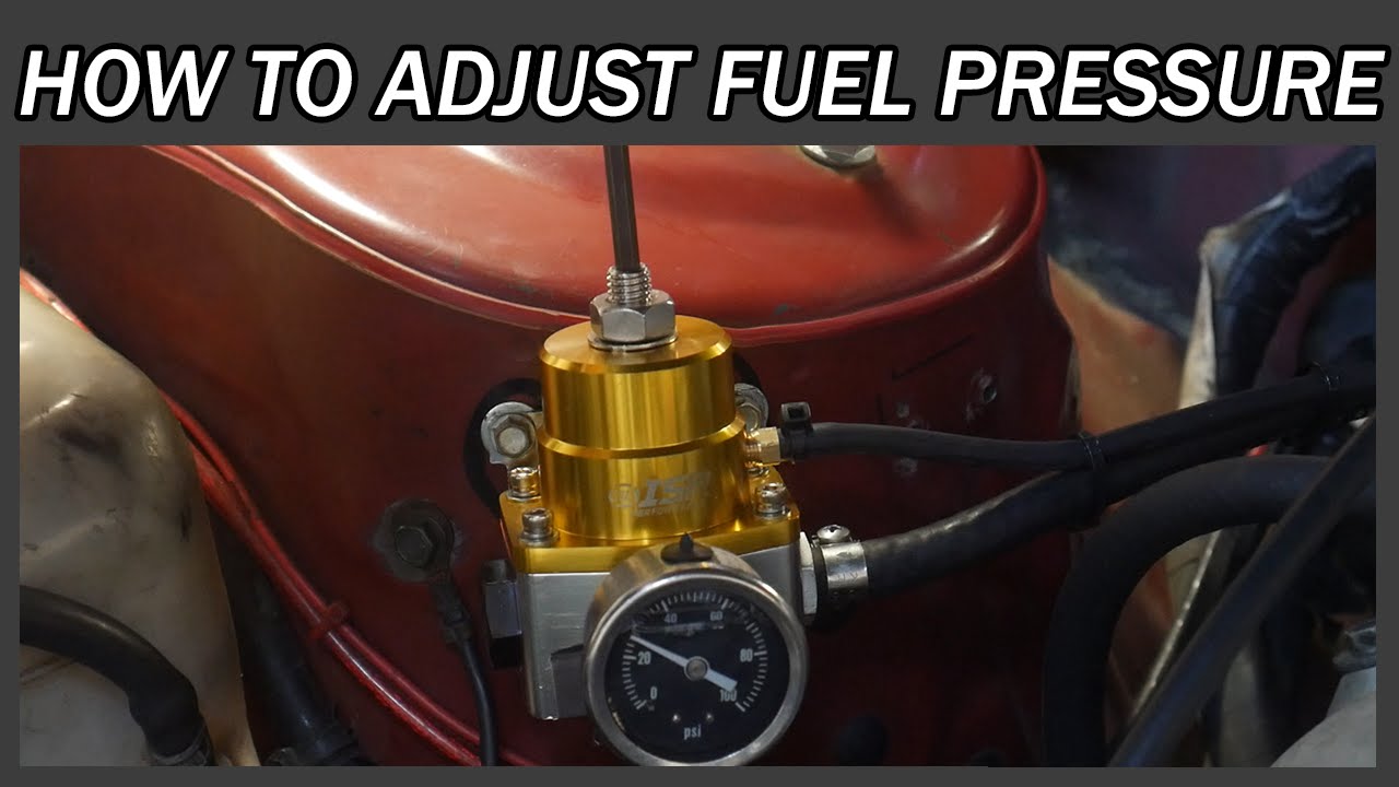 Universal fuel pressure regulator instructions