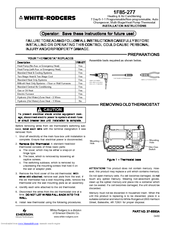 White rodgers thermostat manual 1f85 275