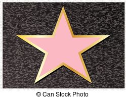 Hollywood walk of fame star template document