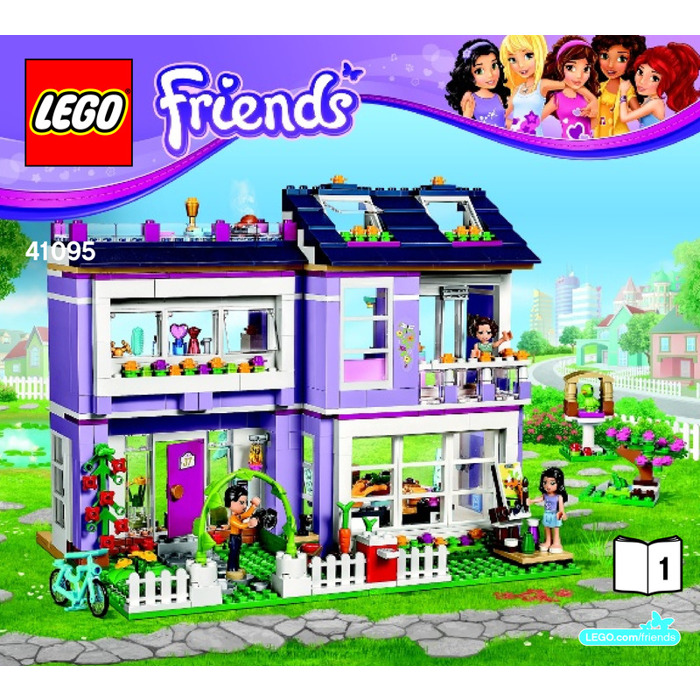 emma house lego friends instructions