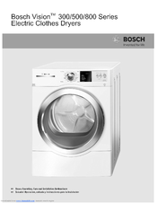 Bosch 300 series washer manual