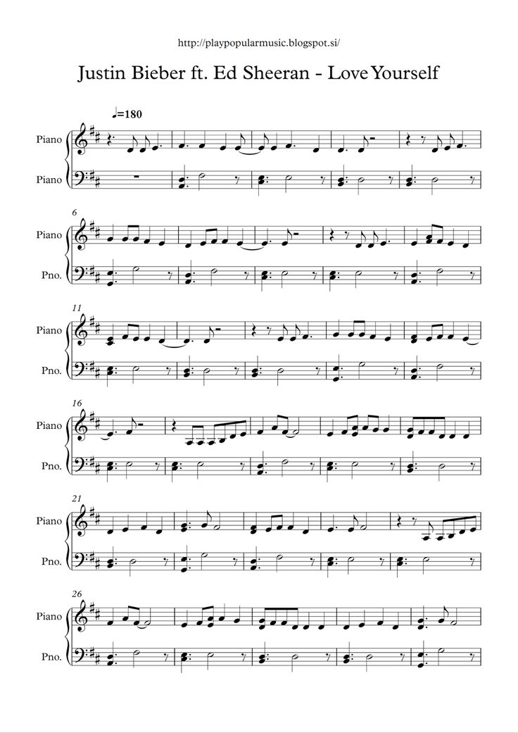 It must be love sheet music pdf free