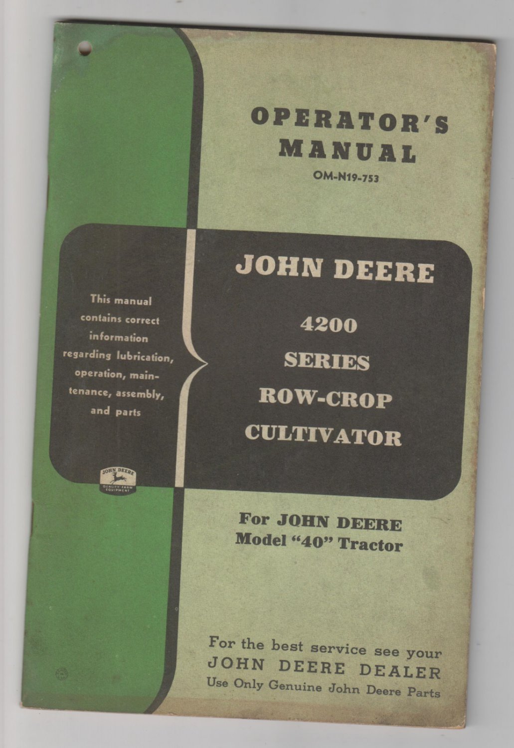john deere 40 service manual