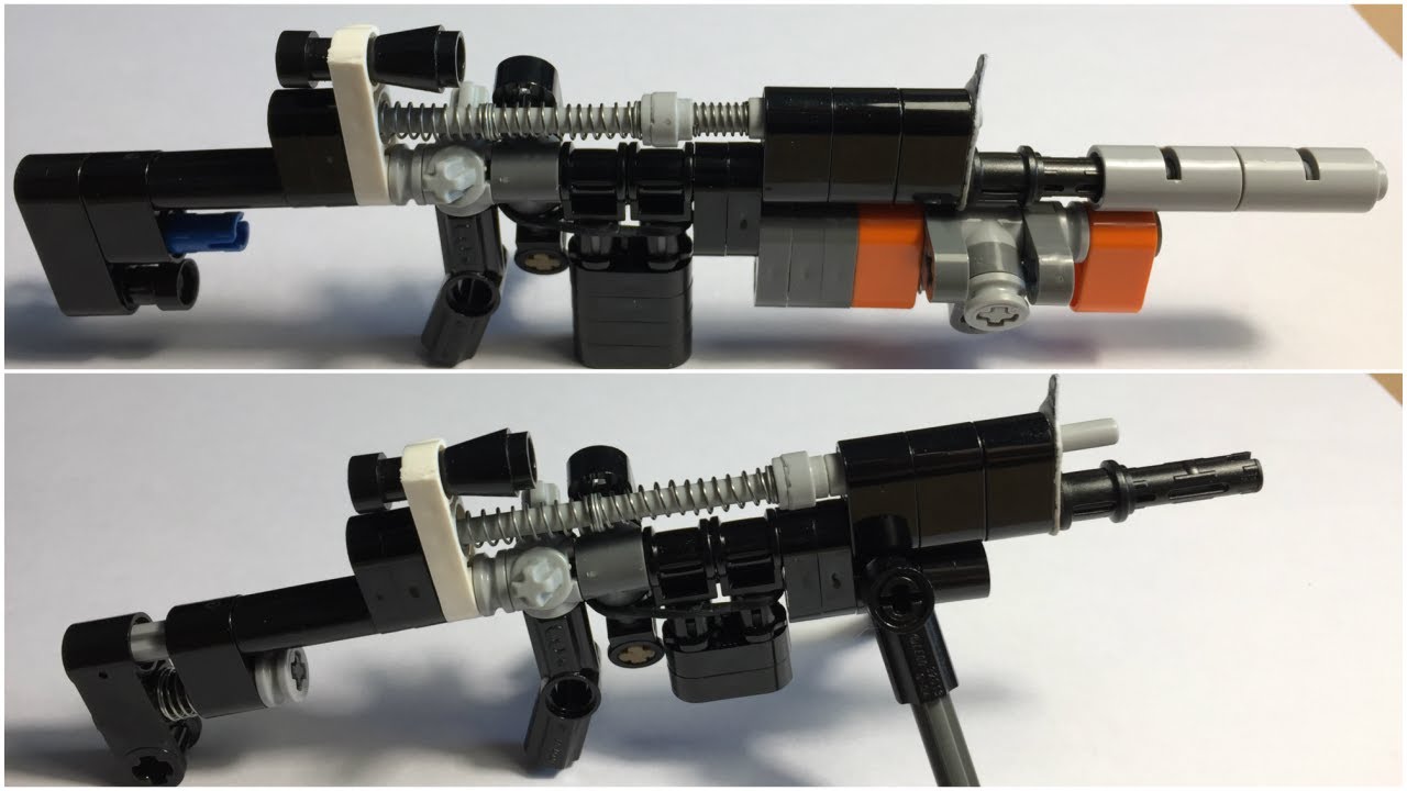 lego guns for minifigures instructions