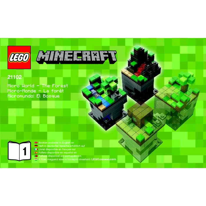 lego minecraft forest instructions