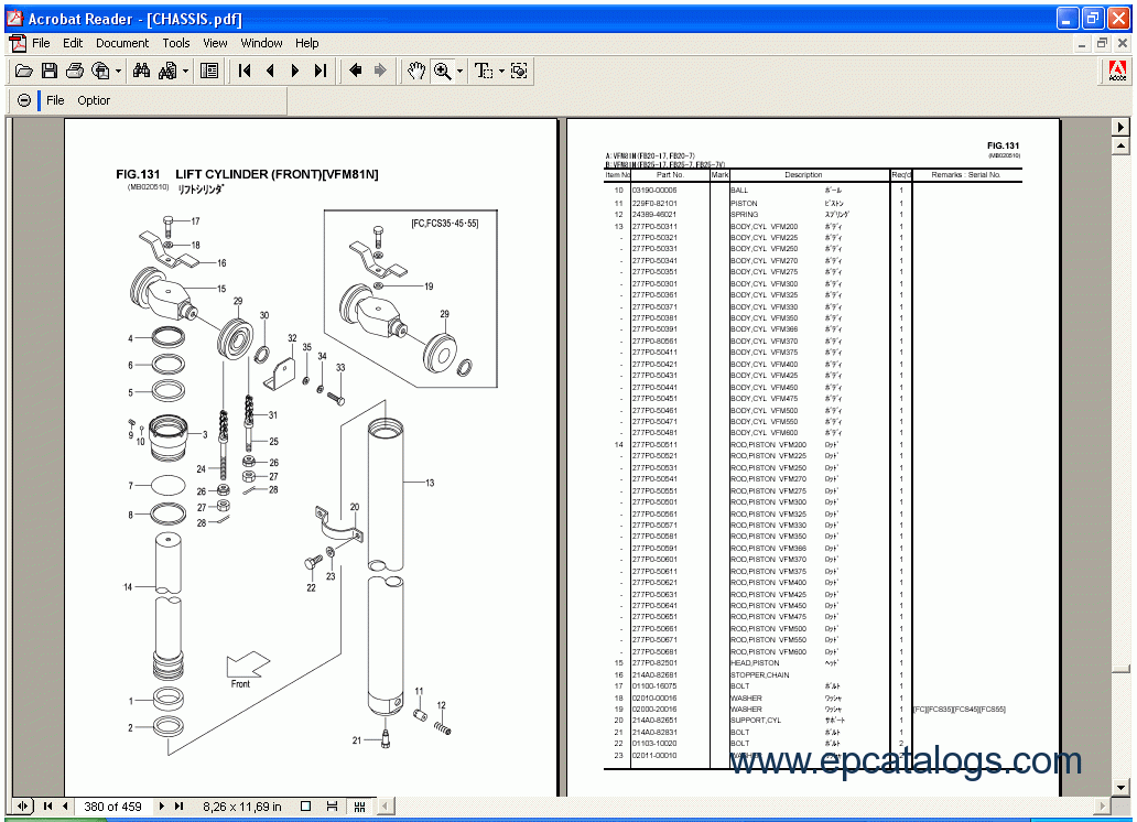 Tcm forklift parts catalog pdf