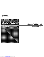 yamaha rx v461 manual download